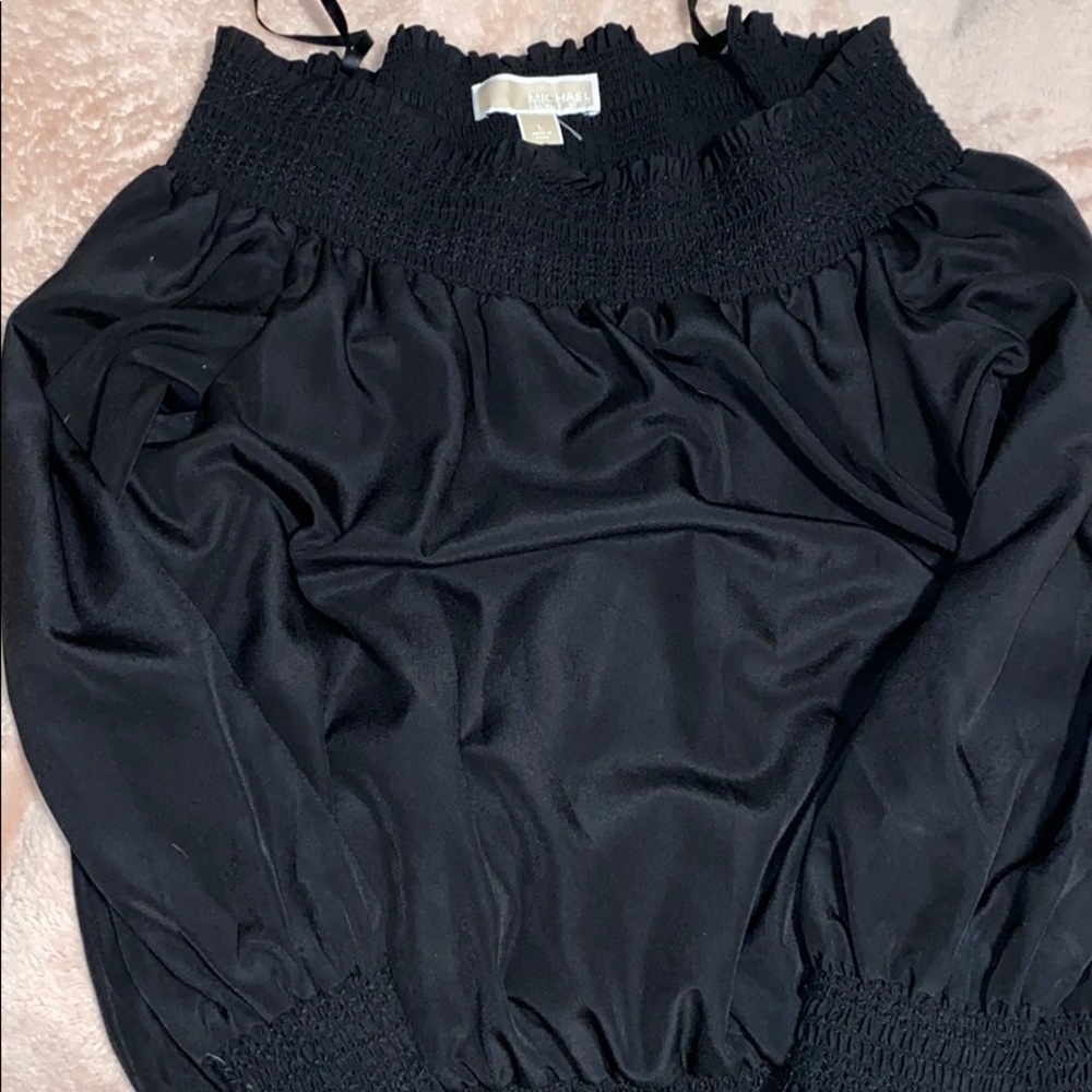 Off the shoulder MK top